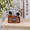 1: 12 Dollhouse Home Accessories Pocket Simulation Mini Retro Radio