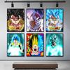 Холст Hd напечатанный Dragon Ball Super Saiyan Подарочный постер для дома Современная гостиная Герои мультфильмов