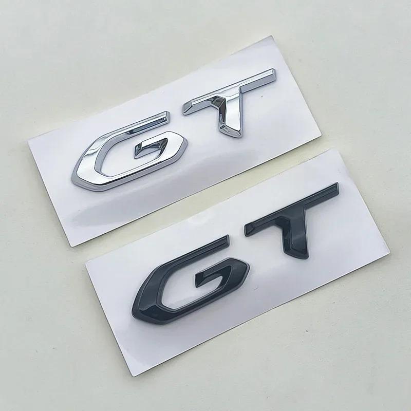 OVII3 3D ABS Logo GT Emblem Letters Car Trunk Badge For Peugeot 208 2008 201 206 508 5008 207 408 4008 3008 308 GT Sticker Accessories