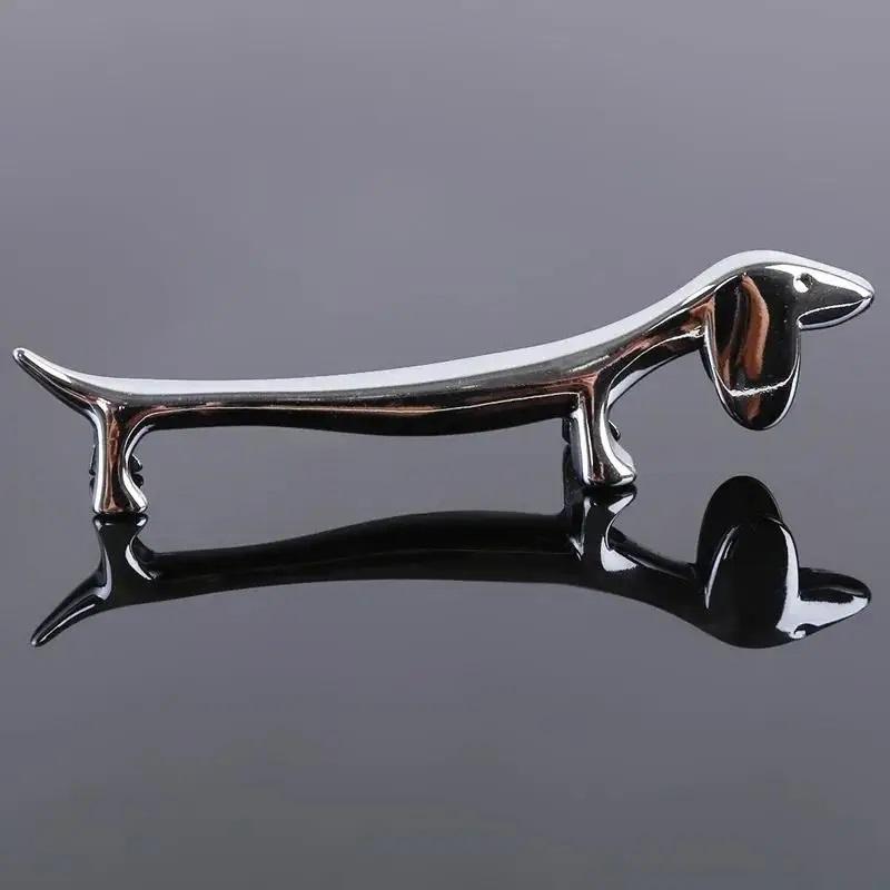Stainless Steel Tableware Stand Dachshund Dog Shaped Knife Fork Spoon Storage Pillow Rack Chopsticks Holder Kitchen Accessories
