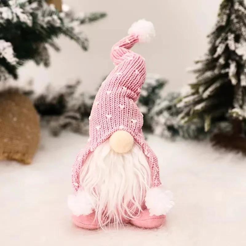 Christmas Home Decoration Gnome Plush Santa Doll Xmas Decoration Ornaments Fashion Accessories