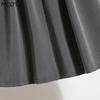 MOJTA Rear Split Skirt Mid-length Women's High-waist Straight Loose Plus Size Slim Skirt
