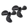 1pair Remote Control Ship Parts 3 Blades Plastic RC Boat Outboard Propellers Set Accessory
