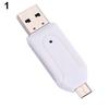 2 в 1 USB-кардридер OTG Универсальный микро-USB TF SD-кардридер для ПК-телефона