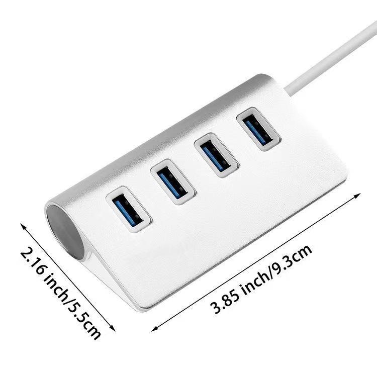 Четырехпортовый USB 3.0 Type-C концентратор-адаптер для настольного компьютера и ноутбука