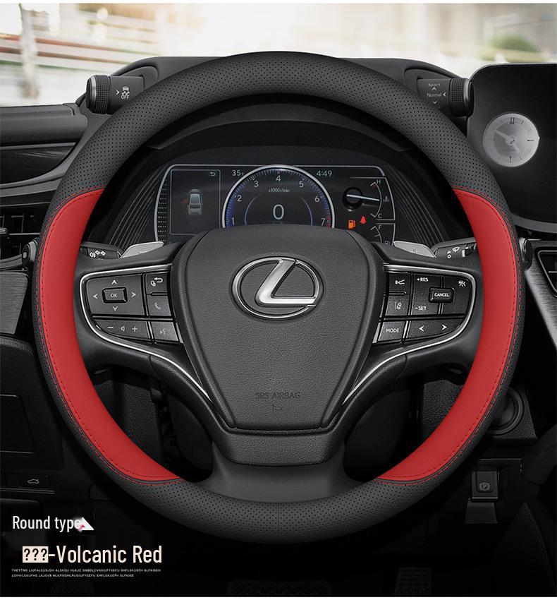 Ultra-Thin Steering Wheel Cover for Lexus ES, UX, LS, RX, LX, LC, GX, NX Models