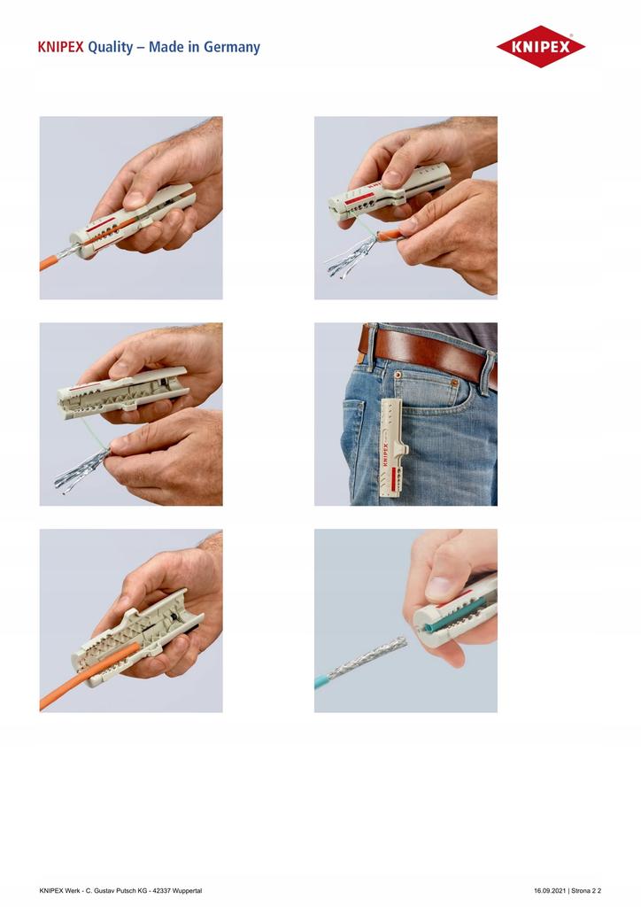 Tool for stripping insulation from telecommunications cables