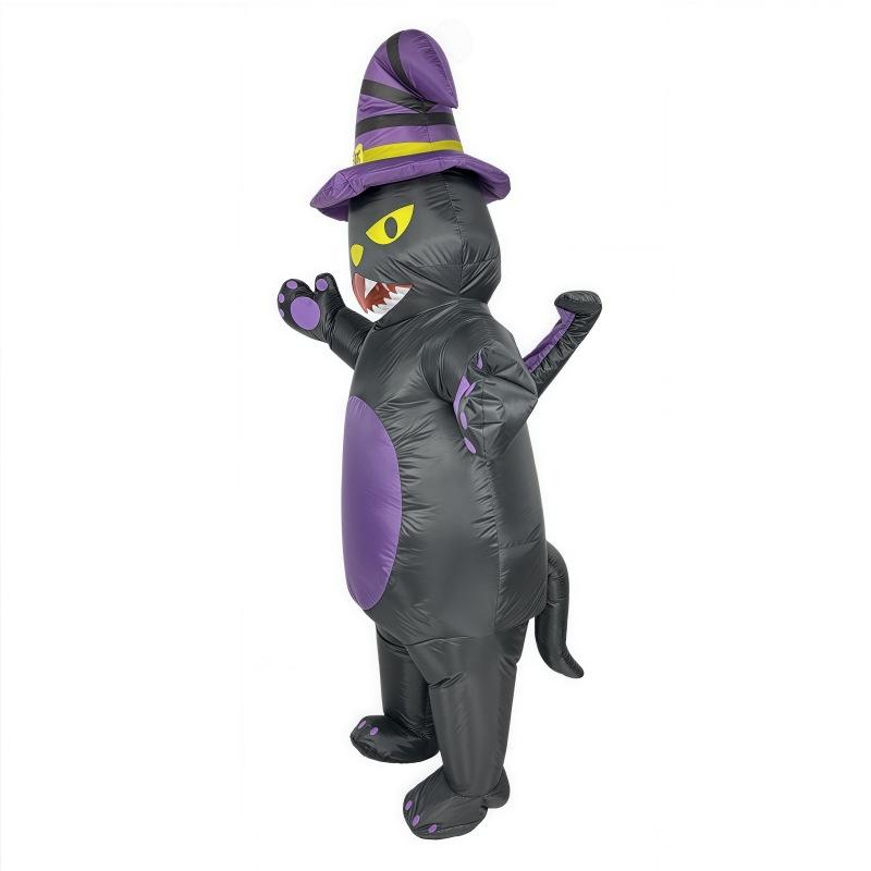 Надувной костюм кошки на Хэллоуин, взрослый
