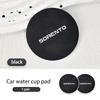 Car Coaster Water Cup Seat Non-slip Mat accessories For KIA Cerato Proceed Venga Sedona Forte Stonic Picanto