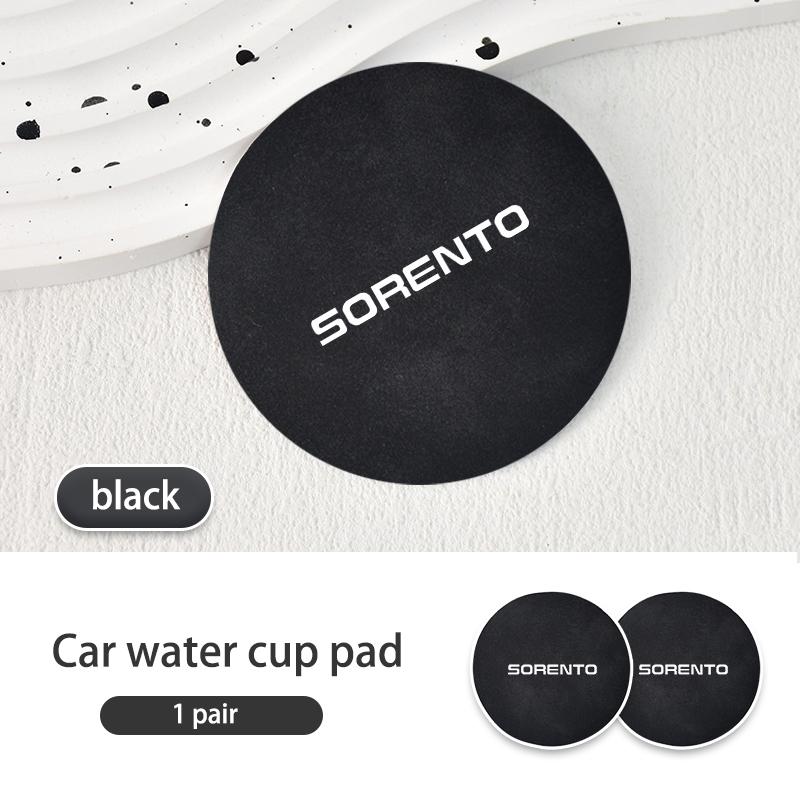 Car Coaster Water Cup Seat Non-slip Mat accessories For KIA Cerato Proceed Venga Sedona Forte Stonic Picanto