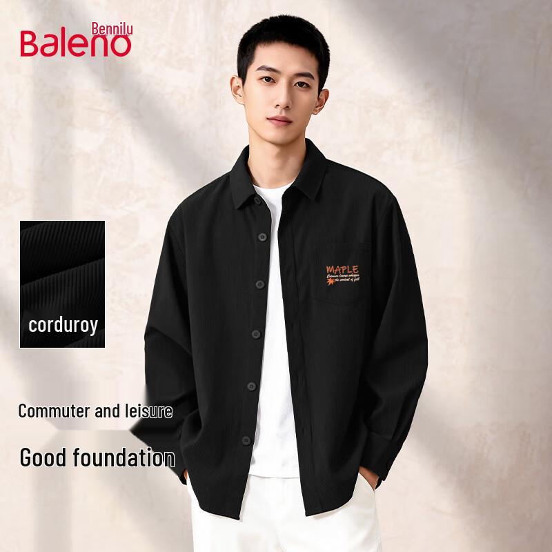 Baleno Men's Corduroy Casual Shirt