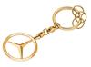 Genuine Key Ring Open Star Gold [Mercedes-Benz Collection]