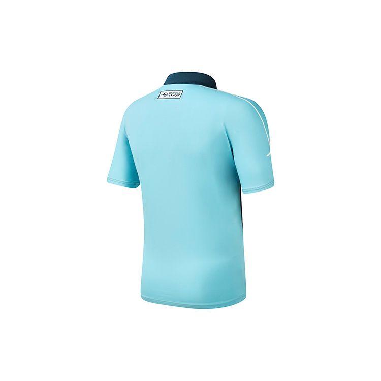 Fila Athletics SS22 Вязаное поло с логотипом для гольфа в стиле колор-блок, спортивное повседневное, с коротким рукавом, мужское поло A11M235143F-ZA