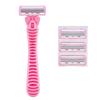 Shaver for Women Plus 4 Refills Travel Size Manual Shaving Razor