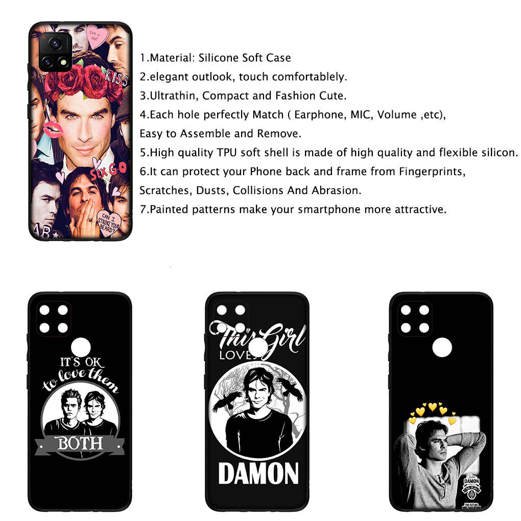 Чехол для iPhone 16 15 Xiaomi Redmi Note 14 13 12 11 Pro Max X 8 9 16e Samsung Galaxy S25 S24 S23 Moto OPPO Huawei the Vampire Diaries TV Phone Case
