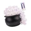 Halloween Witch Cauldron Bubble Bucket Decor With 8 Lighting Modes Remote Control For Spooky Party Decoration