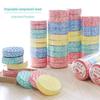 Compact Disposable Face Wash Towels - Individually Wrapped for Travel and Hotel Use