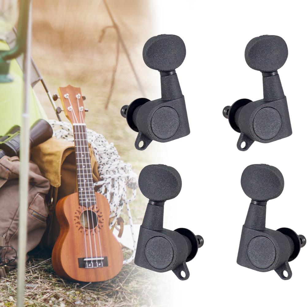 4pcs Ukulele Tuning Pegs Universal Strings Button Tuning Pegs Zinc Alloy Replacement Ukulele Parts Accessories