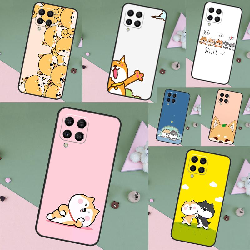 Чехол с животным Сиба-ину для Samsung Galaxy M14 M34 M54 M56 M16 M36 M13 M15 M35 M55 M11 M31 M53 M51 M12 M32 M52