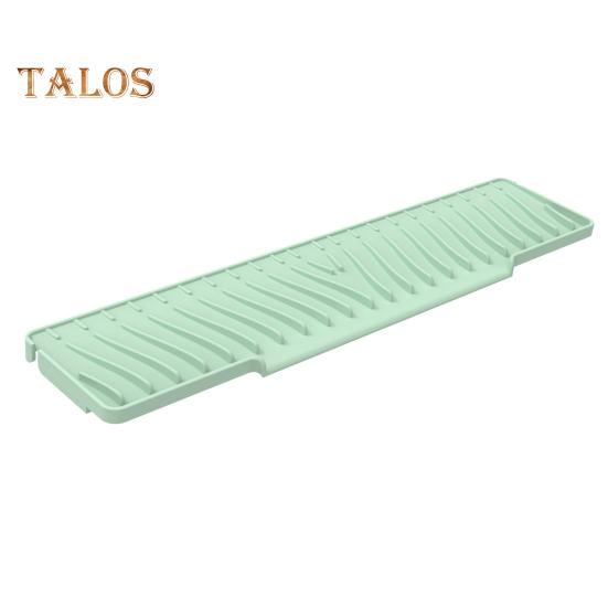 Силиконовый коврик для слива воды для кухонной раковины, противоскользящий коврик для сбора воды с полосатыми канавками