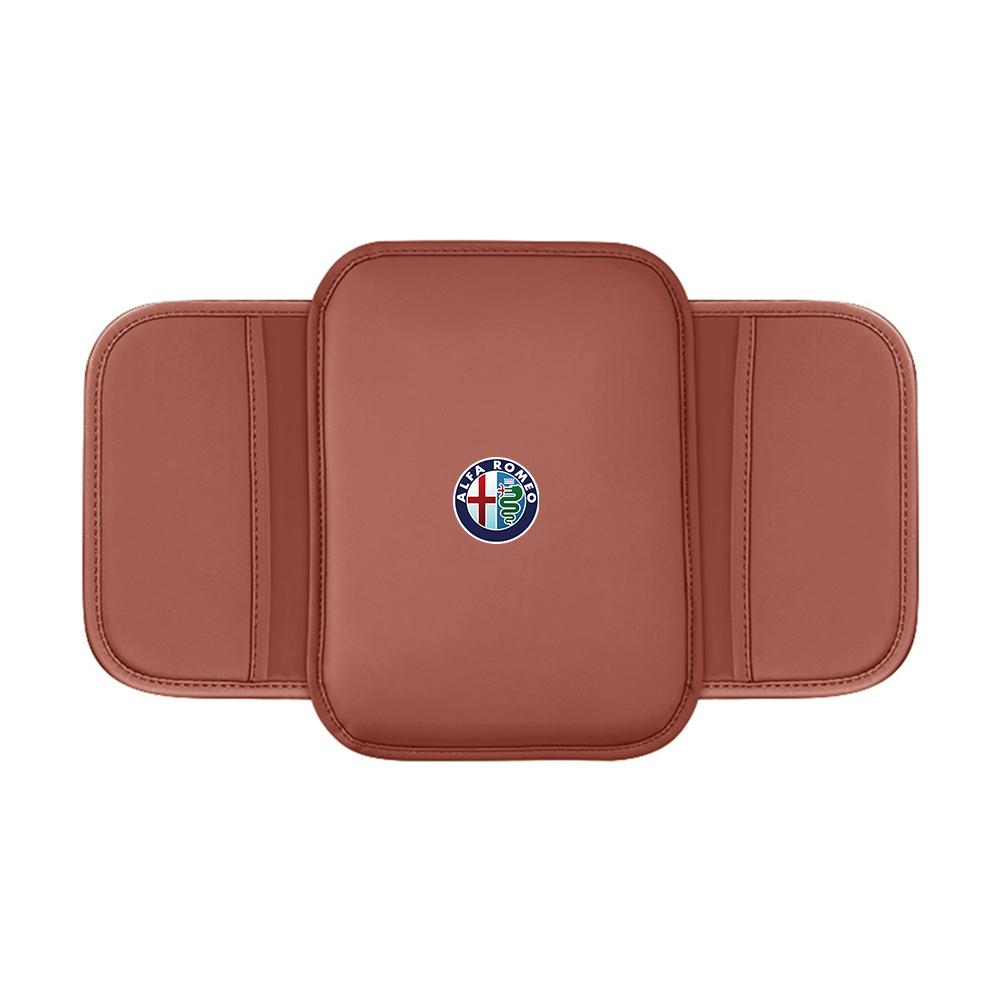 YYCE3 1pc Car Center Console Armrest Box Pad Storage Pocket For Alfa Romeo Sportiva Giulia Stelvio 159 Mito Tonale Brera Accessories
