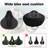 Дышащий чехол для сиденья велосипеда, утолщенная гелевая подушка для электровелосипеда, мягкая подушка для сиденья велосипеда