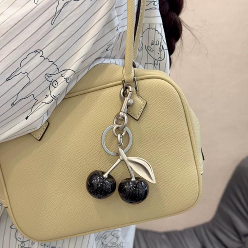 Классический подвесной декор Красная Вишня из Хрусталя Для Сумки Coach Наплечной Сумки Женский Брелок Подвески для Сумок Аксессуар