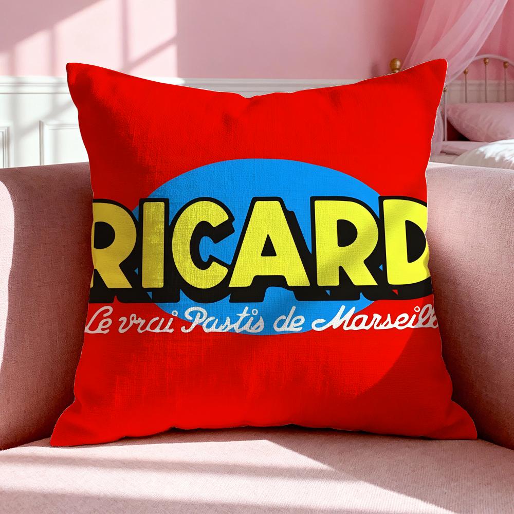 Beverage RRichards Drink Cushion Cover Breathable Linen Pillowcase Summer Odorless EcoFriendly Invisible Zipper Washable