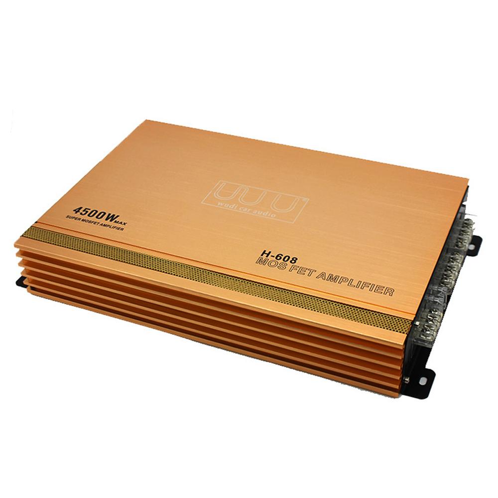 4-Channel O Power Amplifier 4500W High Power Amp. Four-Way 12.0V Car Stereo Power Amplifier