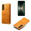 For Sony Xperia 1 VII Case Calf Texture PU Leather Hard PC Protective Phone Cover
