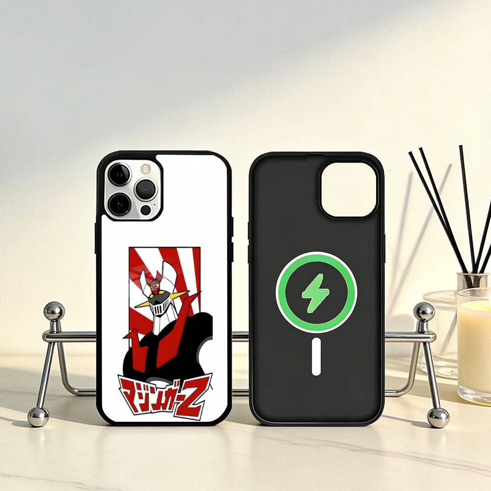 Mazinger Z Robot Phone Case For iPhone17,16,15,14,13,12,11 Plus,Pro Max Magnetic For Magsafe Wireless Charging