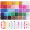 39-Color Mixed 3Mm Rice Beads, Handmade Jewelry Materials 9600 Seed Beads, Bracelets, Necklaces, Diy Accessories