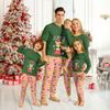 Комплект из топа и брюк с рождественскими принтами для всей семьи Одинаковые комплекты для всей семьи