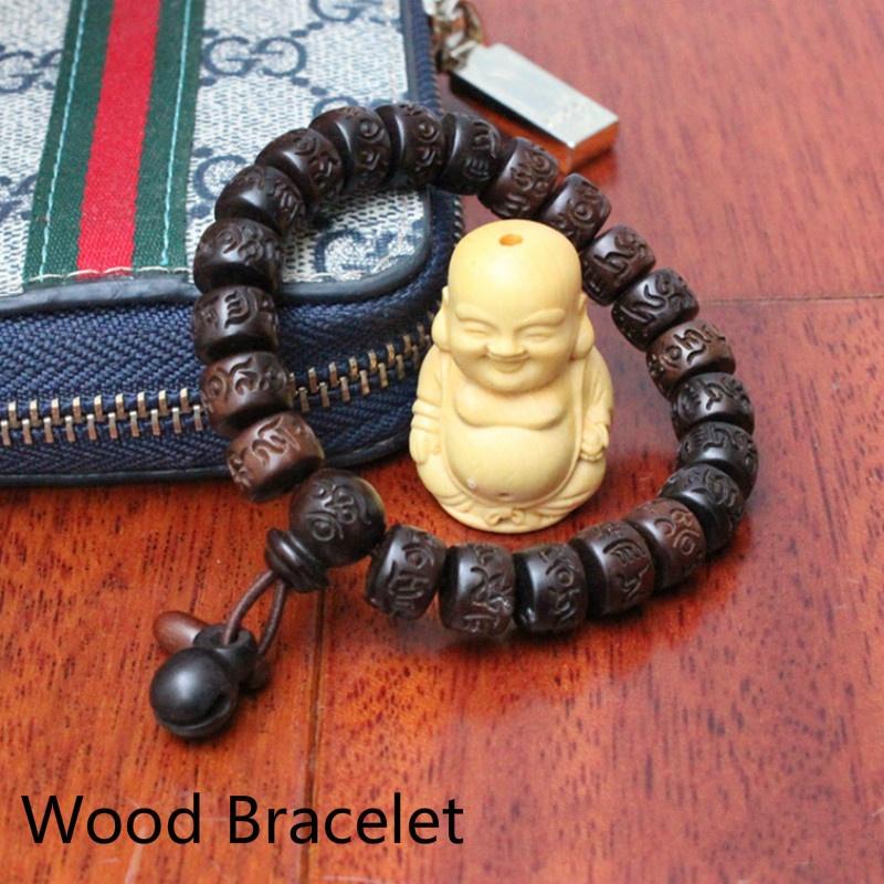10mm Beads Lightning Stroke Jujube Wood Bracelet Bead Bracelet Men's Jewelry