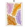 Abstrat Les Fleurs Coral Leaf Floral Botanical Posters And Prints Wall Art Canvas Painting For Living Room Decorative Pictures