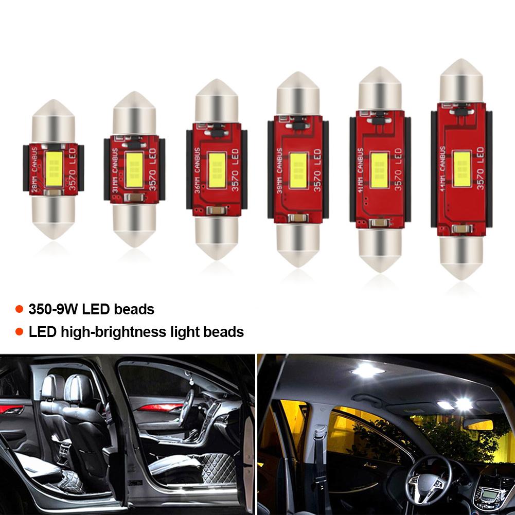 Car LED Bulb Canbus Festoon Led Car Interior Light Dome Reading License Plate Lamp 3570 31mm 36mm 39mm 41mm