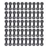 50Pcs Shade Cloth Lock Grip Plastic Anti Bird Round Press Type Sun Shade Clips for Greenhouse