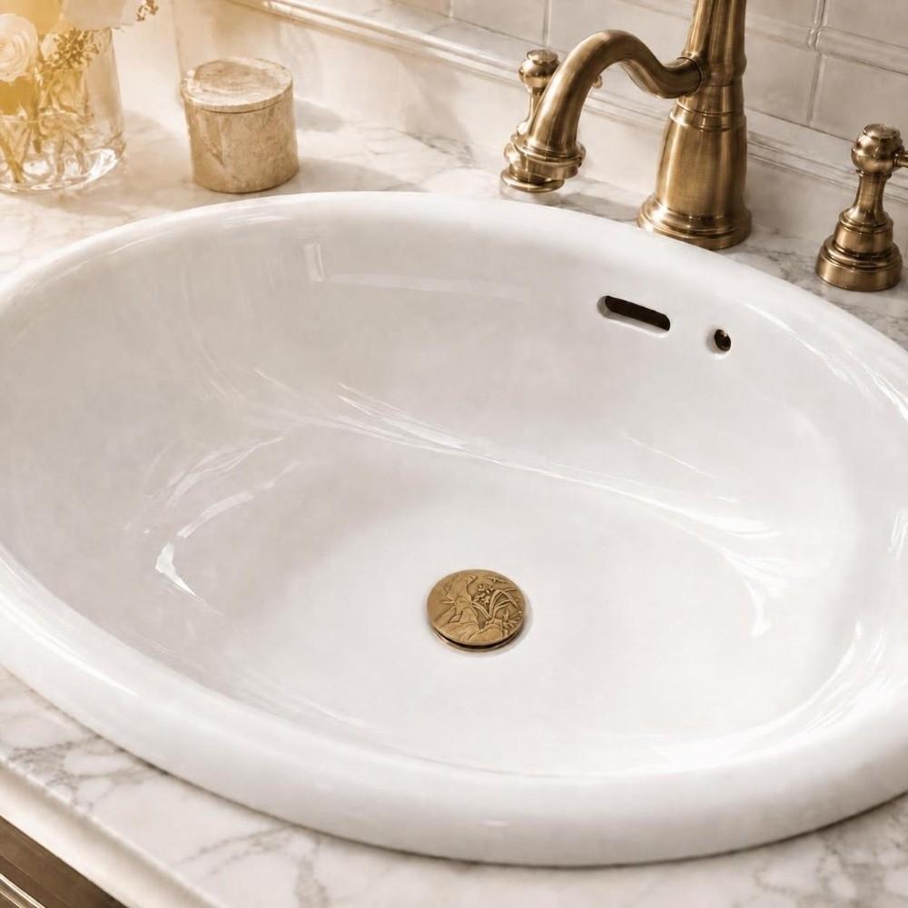 with Overflow Push Bounce Drain Stopper Brass Push Bounce Sink Drain Bathroom Sink Drain Hotel