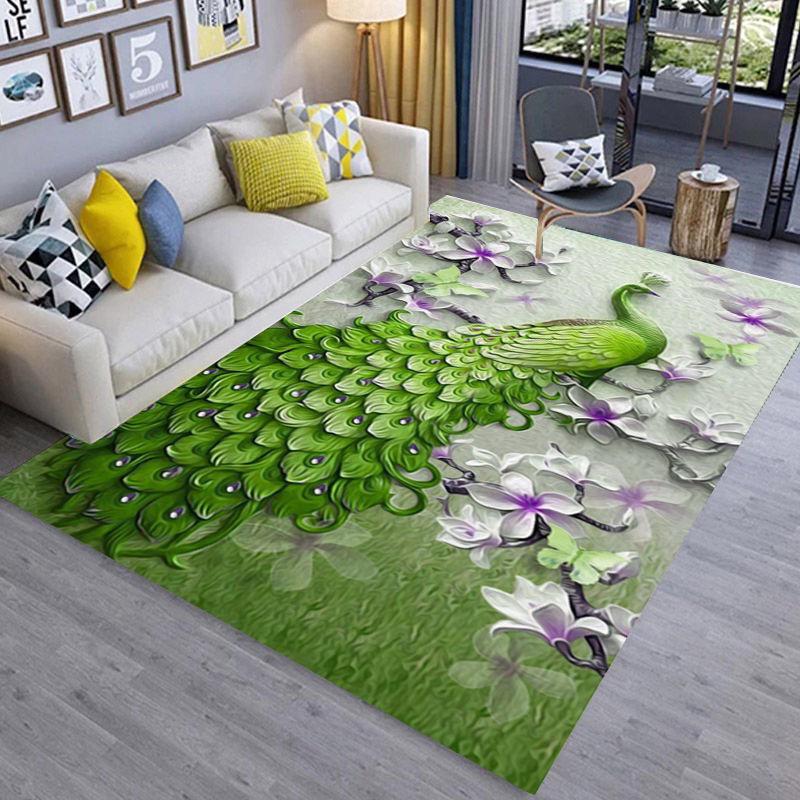 3D Ковер для гостиной, устойчивый к загрязнениям и простой в уходе, для спальни и дома, нескользящий ковер для дивана и журнального столика