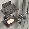 Дренируемая мыльница, металлическая полка для хранения, креативная мыльница, органайзер для ванной комнаты, кухонной раковины