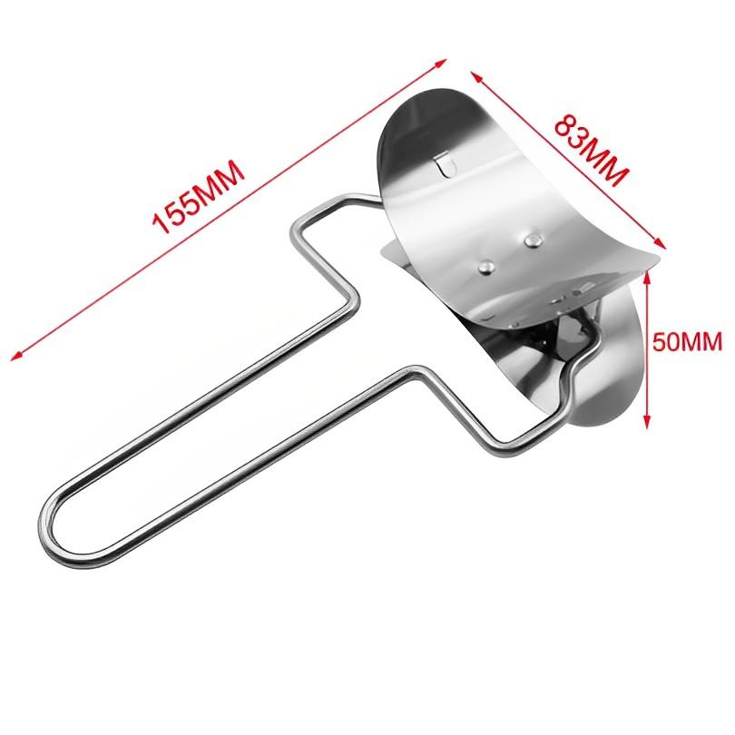 Нержавеющая сталь, круг для теста для пельменей, роликовая машина, резаки, домашняя машина для выпечки, кухонные инструменты для раскатки кондитерских изделий, серебристый цвет