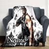 Customiz Name Personality Hulk Hogan  Blanket Soft &Warm Sofa Office Bed Travel Lunch Break Blanket, Gift Suitable All Seasons