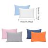 2Pcs High-density Sleeping Pillow Cover Microfiber Envelope-style Pillowcase  Dormitory