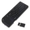 Ручная беспроводная клавиатура 2,4G с сенсорной панелью и мышью для ПК, ноутбука, Smart TV, черный
