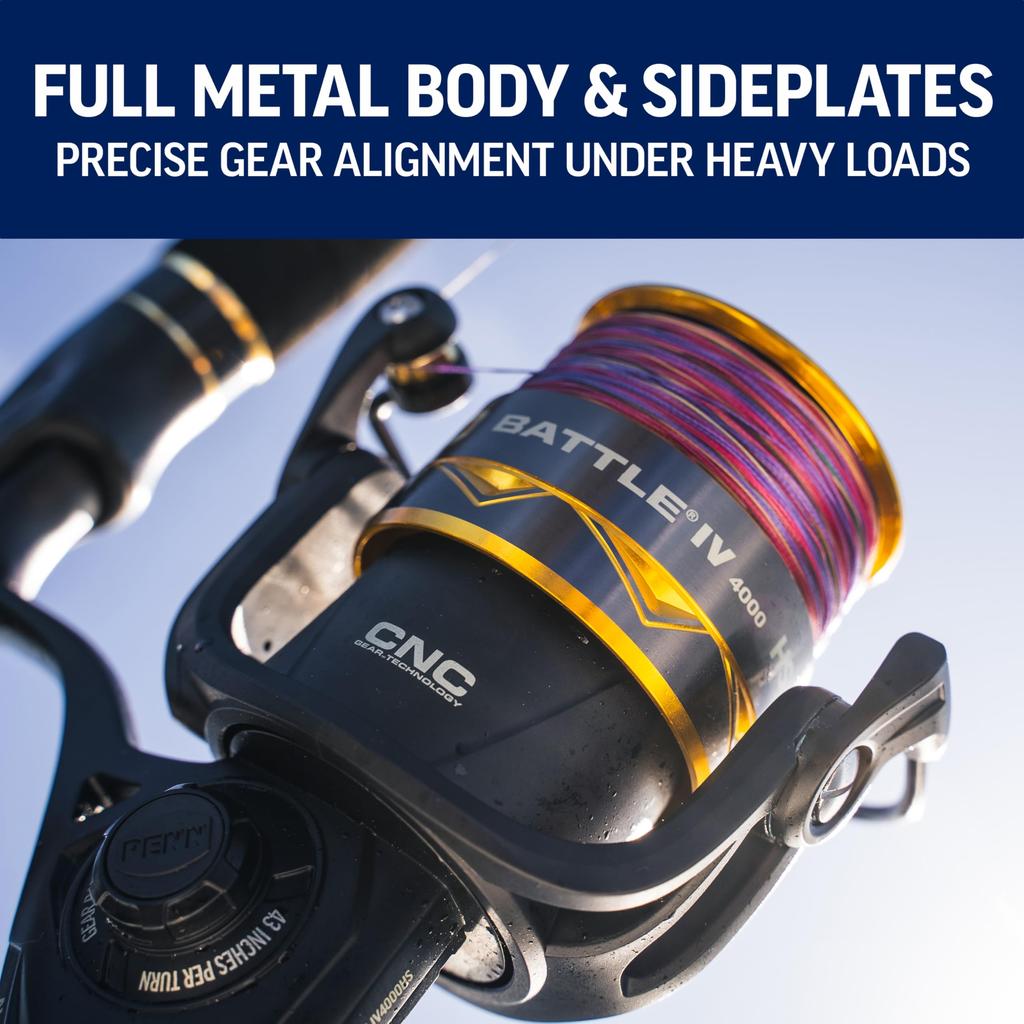 PENN Battle IV 4000HS - Durable and sturdy