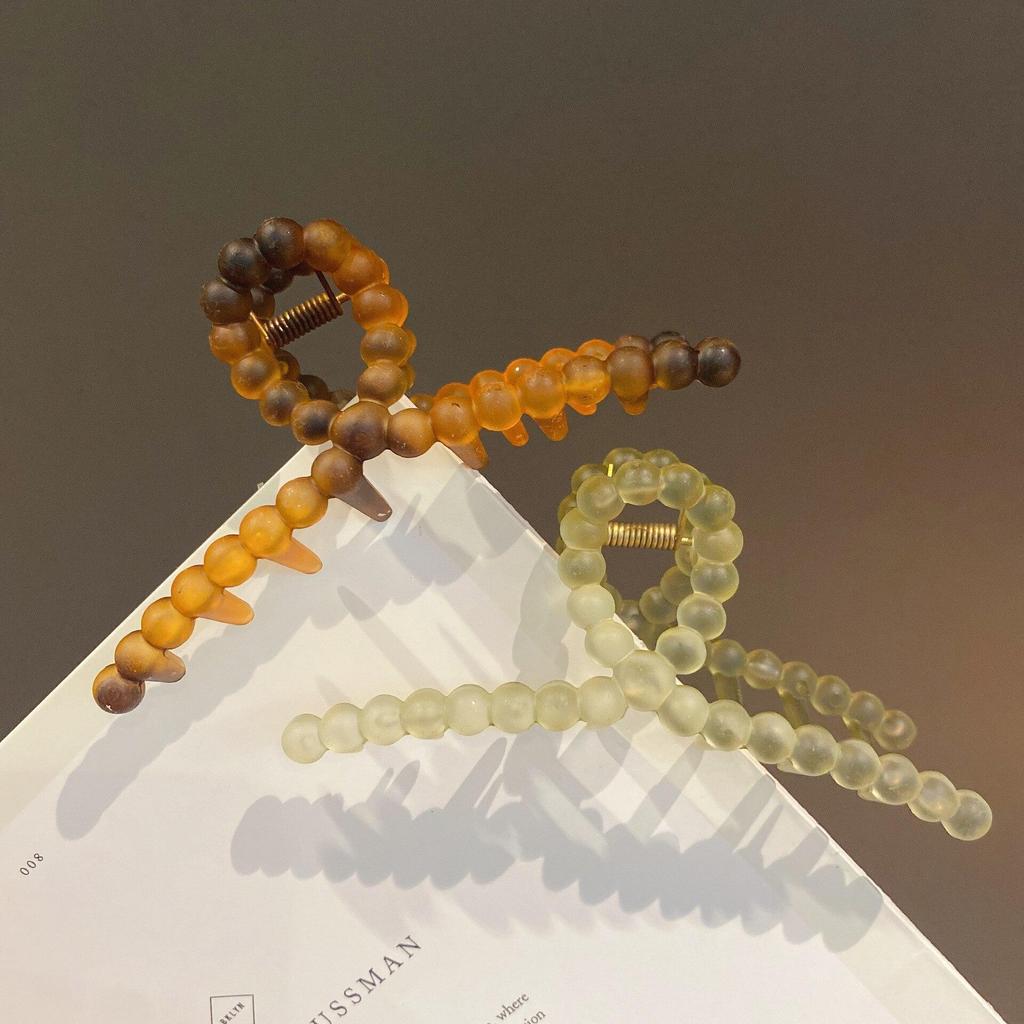 Матовые большие когти для волос, акриловые прозрачные заколки для волос, заколки в виде крабов, заколки для волос, головные уборы для женщин и девочек, корейские аксессуары для волос