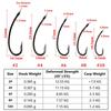 20PCS Long Shank Carp Hooks PTFE Coated Carp Fishing Hook Barbed Fish Hook For Bait Holder Carp Chod Rig Hooks Accessories
