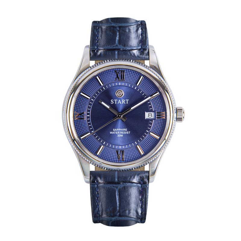 Start Модные мужские часы, швейцарские импортные кварцевые мужские часы со светящимся римским циферблатом и функцией даты