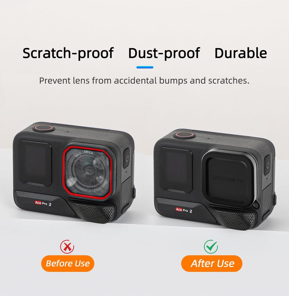 UKATOF Insta360 Ace Pro Pro Защитная крышка для объектива Силикагелевая крышка для объектива Ace Pro 2 Защитная крышка 2/Ace
