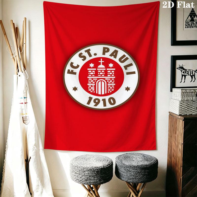 St. Pauli club Wall Hanging Printed Fabric Blanket Decorative Tapestries for Bedroom Living Room Home Decor